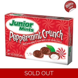 Junior Mints Peppermint Crunch - 99g Box - Christmas Edition
